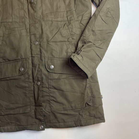 Fjallraven Greenland Parka (89259) Jacket Women Sz S Dark Olive green (Read) - Picture 5 of 16